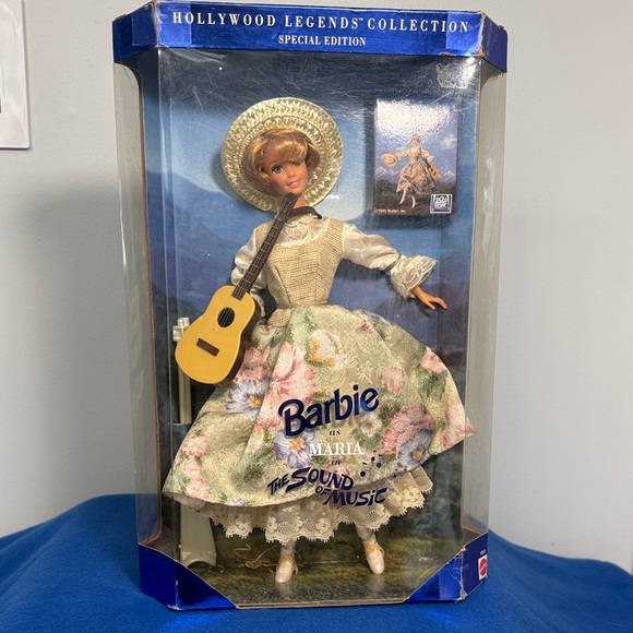 Barbie Other - Vintage Barbie Hollywood Legends Maria Doll with Floral Dress